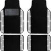 Crystal Velvet Non-Slip Car Floor Mats - Dirt & Wear-Resistant, Easy To Clean.