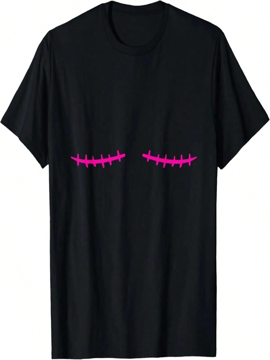 Double Mastectomy Breast Cancer Survivor T-Shirt S