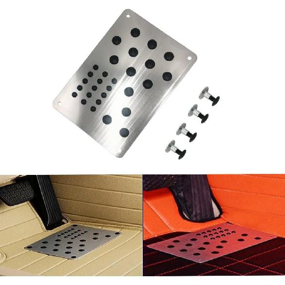 Car Truck Floor Mat Carpet Heel Pad Plate Rest Footrest Foot Pedal