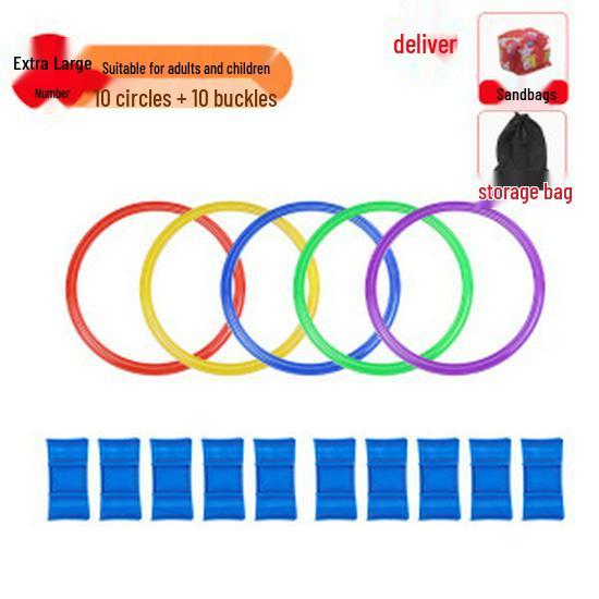 Cercles de marelle d'intégration sensorielle pour enfants - Jouet de sport et de fitness de plein air