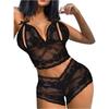 Women's Sleepwear  Spaghetti Strap Dress  Transparent Sexy Nightgowns Lace  Pajamas  Sexy Set Lingerie