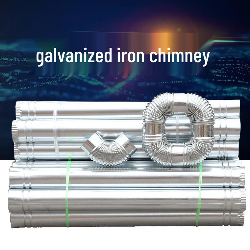 Zesílená bílá pocínovaná sada komínové výfukové trubky