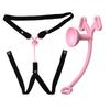 Male Penis Ring Chastity Cage Anti-off Device Elastic Band Auxiliary Belt Adjustable Underwear Rope Scrotum Ring Sissy Sex Toys