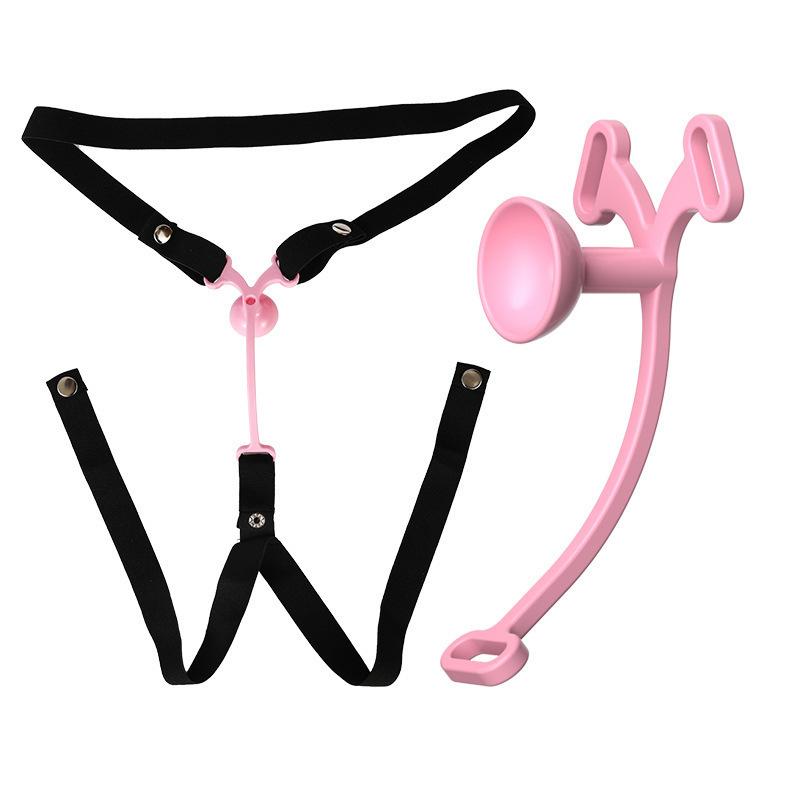Male Penis Ring Chastity Cage Anti-off Device Elastic Band Auxiliary Belt Adjustable Underwear Rope Scrotum Ring Sissy Sex Toys
