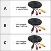 3.5mm Male to 3RCA Male AV Cable Delivering Uncompressed Sound Video Quality Across Multiple Platforms