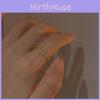 Stylish Adjustable Copper Finger Ring For Women Unique Geometric Design Chic And Trendy