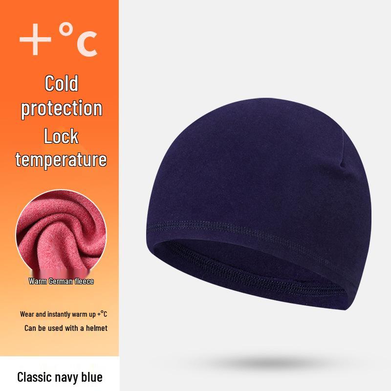 Fleece-Lined Windproof Cycling Hat with Ear Protection