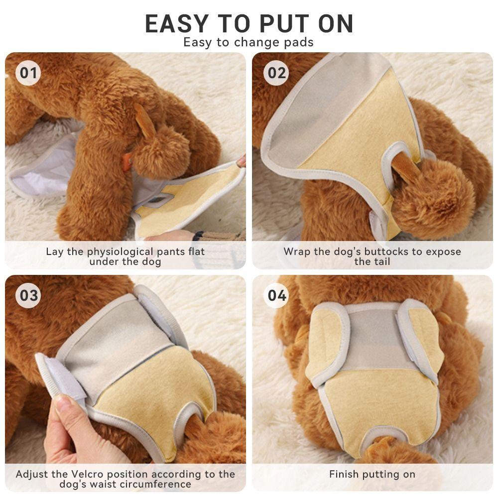 Sanitary Female Dogs Diaper Pants Cotton Pet Briefs Diapers Dog Cat