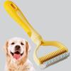 Dog Comb Stainless Steel Dog Brush Double-sided Combs for Cat Hair Knot Opening Pet Hair Remover Pet Grooming Knife Dogs Brush
