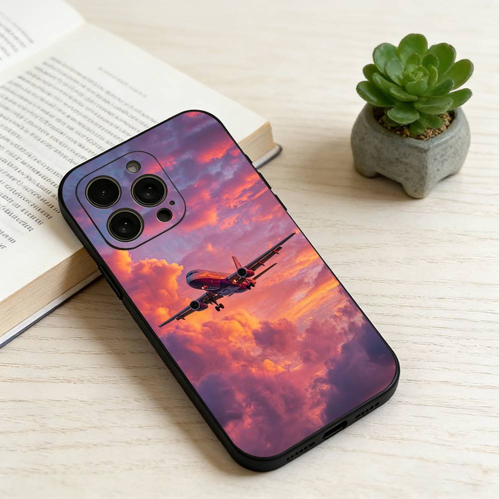 a-Airplane p-Plane  Phone Case Silicone Soft For IPhone 17 16 15 14 13 12 11 X XR Plus Pro Max Plus
