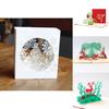 Elegant Laser Cut Paper Card Handmade 3d Gift Card For Celebrations And Holiday Gifts