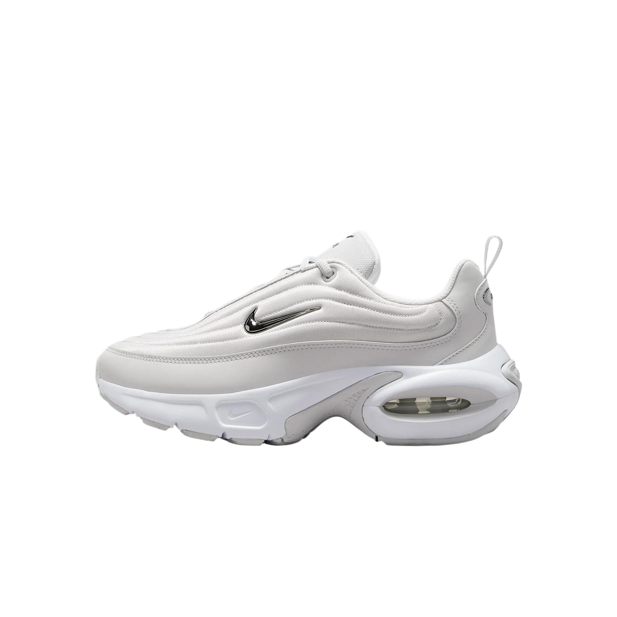 

new Nike Air Max Portal Abrasion Resistant Low Top Casual Training Running Shoes Women s Silver White 40