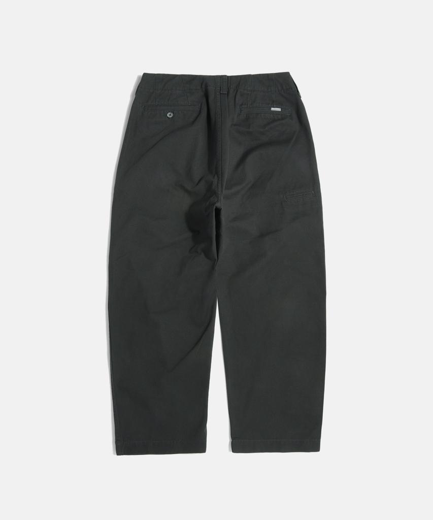 ESPIONAGE Wide Officer Pants Ink Black