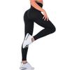 Damen-Leggings mit hoher Taille, reine Farbe, Stretch, Sport, Fitness, Laufen, Jogger, dünne lange Hose, Yoga-Hose