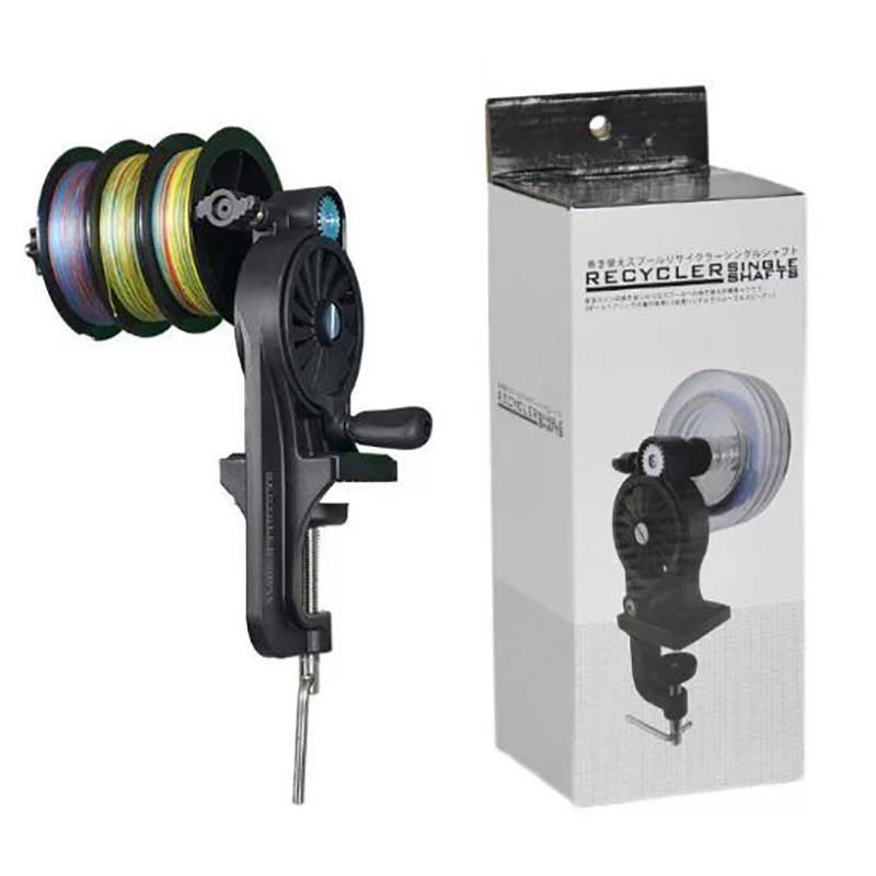 Portable Fishing Line Winder Table Clamp Reciprocating Spooling Machine For Line Wrapping Unwinding Reel Loader Fishing Tackle