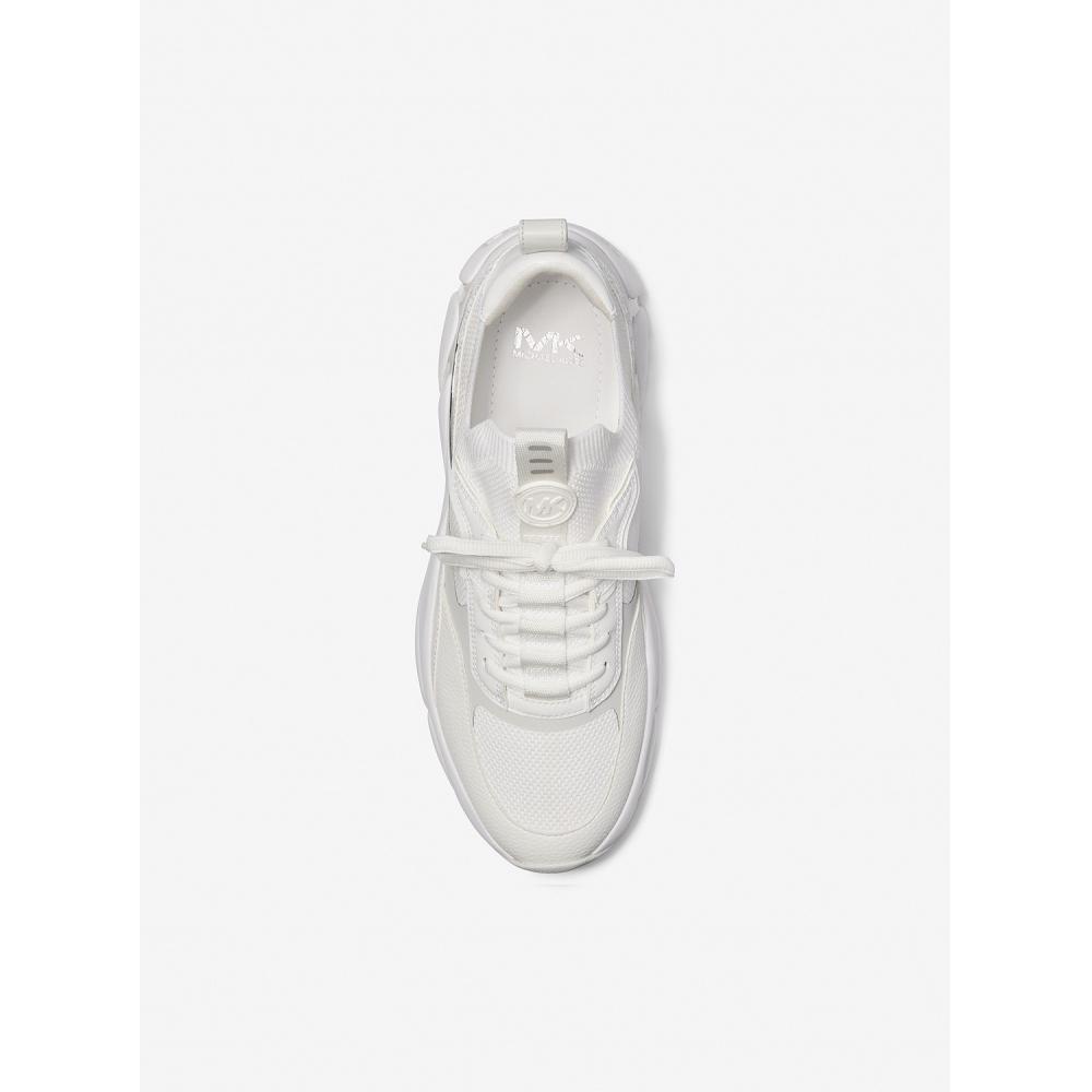 Michael Kors Darius Knit Sneaker 44s5drfs1d3535 Bright White