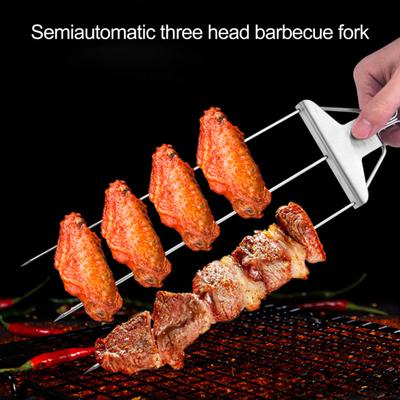 Barbekü Çatal Isıya dayanıklı Barbekü Araçları Yüksek Sıcaklığa Dayanıklı Kamp Piknik Barbekü Barbekü Sopa Iyi Izgara Anti-pas