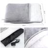 Winter Electric Foot Heating Pad USB Charging Soft Plush Washable Foot Warmer Heater Improve Sleeping Household Foot Warming Mat