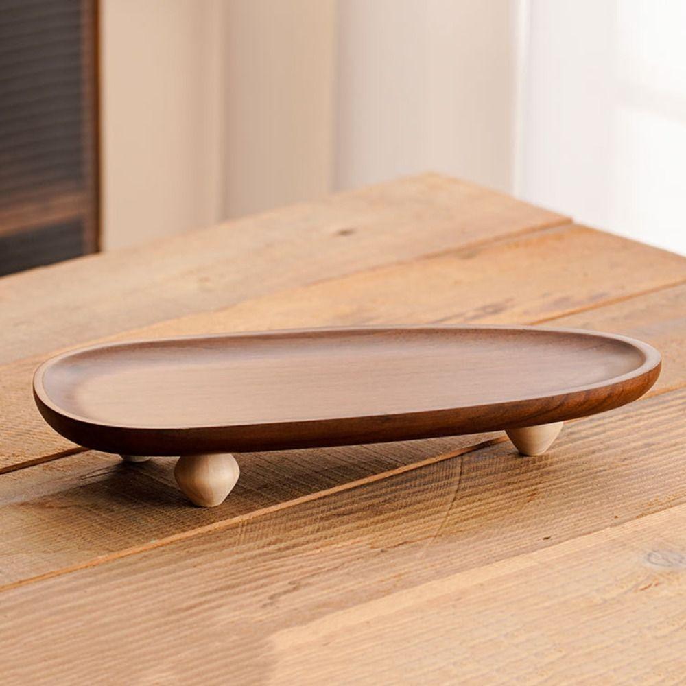 High Leg Storage Tray Irregular Dessert Plate Multi-Function Fruit Plate  Home