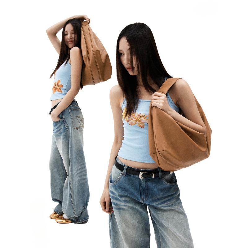 

Simple Underarm Bag with Large Capacity High-end Korean-style Single-shoulder Bag for Spring and Summer кавовий