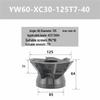 Long-Edge Dovetail Cutter Holder for XCET3004 Milling: 55°, 60°, 75° V-Groove & Disc Bottom Cleaning