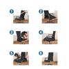 Computer Chair Cover Modern Spandex Slipcovers Office Chair Case Armrest Cover Dust Cover Removable Anti-dirty Chairs Slipcover