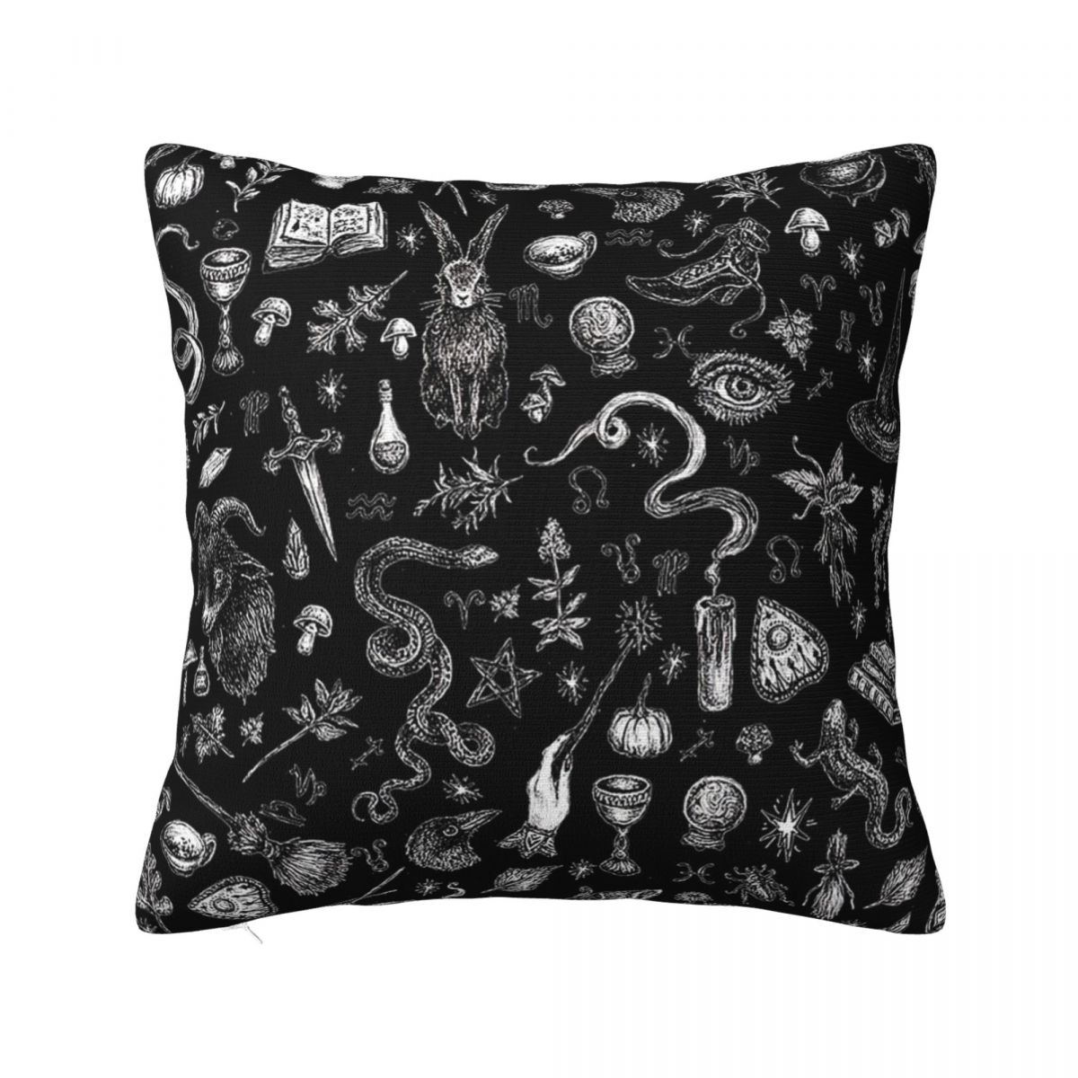 

Salem Witch Pillow Cases Halloween Pumpkin Spooky Horror Cushion Cover Awesome Decorative Pillowcase for Car 40*40cm 30cm x 30cm