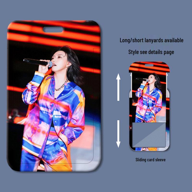 Stefanie Sun Plastic Sliding Cover ID & Card Holder for Students and Professionals