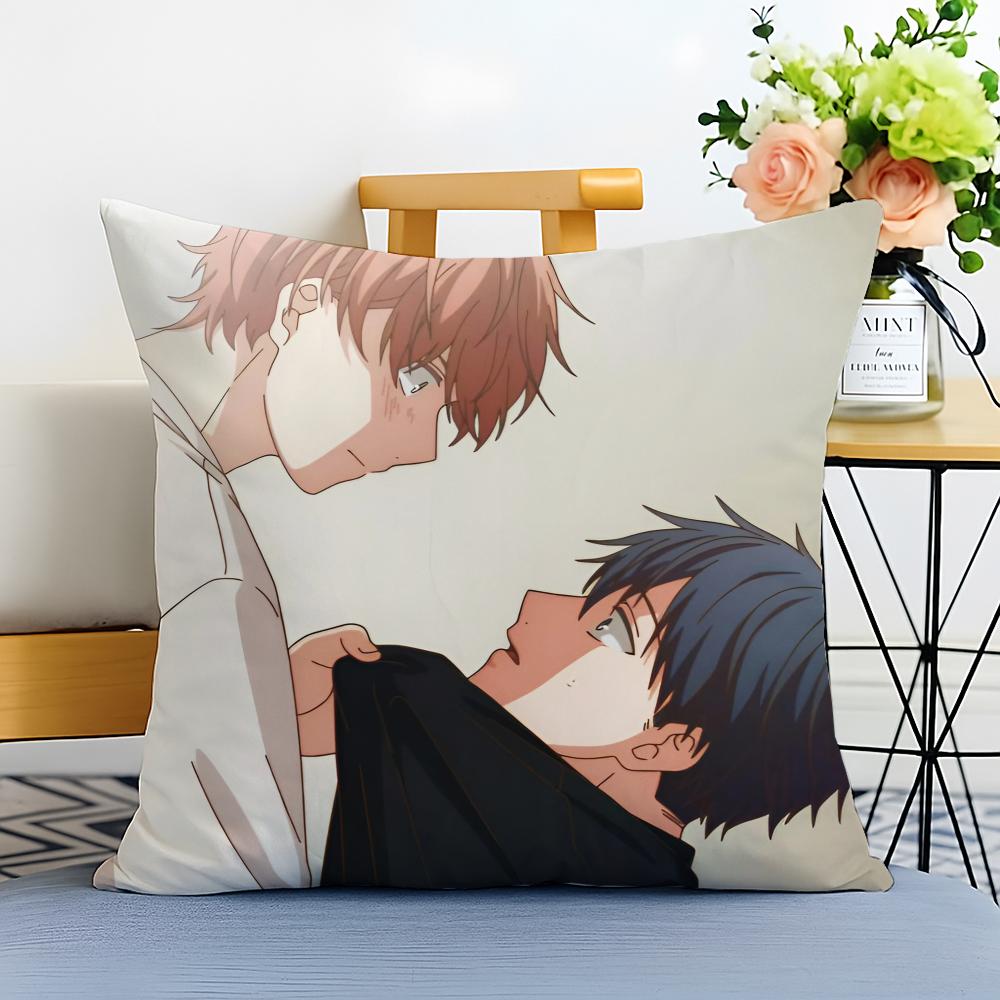 anime gifted future given Cushion Cover Washable Linen comfort Soft  for Sofa Bed Cozy Home Room Decor