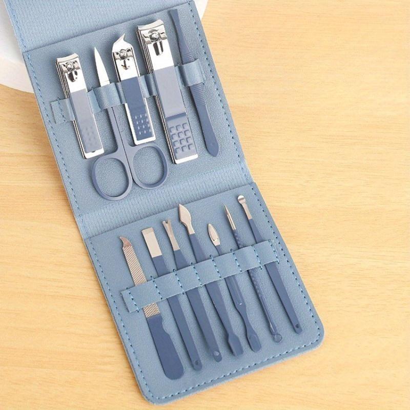 12pcs Nail Clipper Set Convenient Beauty Tool Clipper Manicure Nail Trimmer Pedicure Knife Ear Peeling Knife Nail Manicure