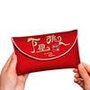 Spring Festival Brocade Red Envelope New Year Blessing Words New Year Money Bag  Lady Girls Women