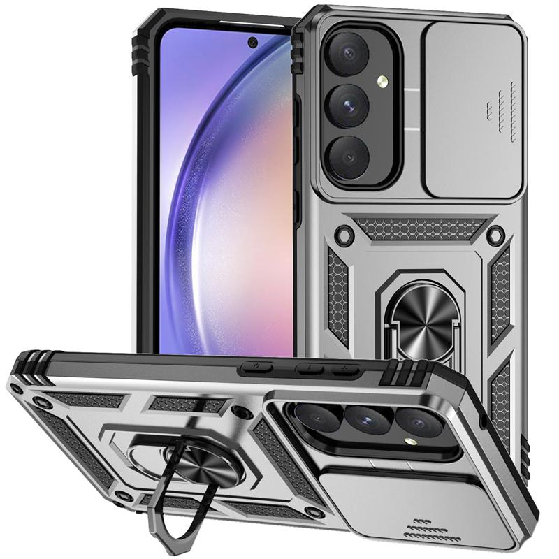 Full Cover For Samsung Galaxy Quantum 5 Case Samsung Quantum 5 Push Window Magnetic Phone Holder Case For Samsung Quantum 5 Case