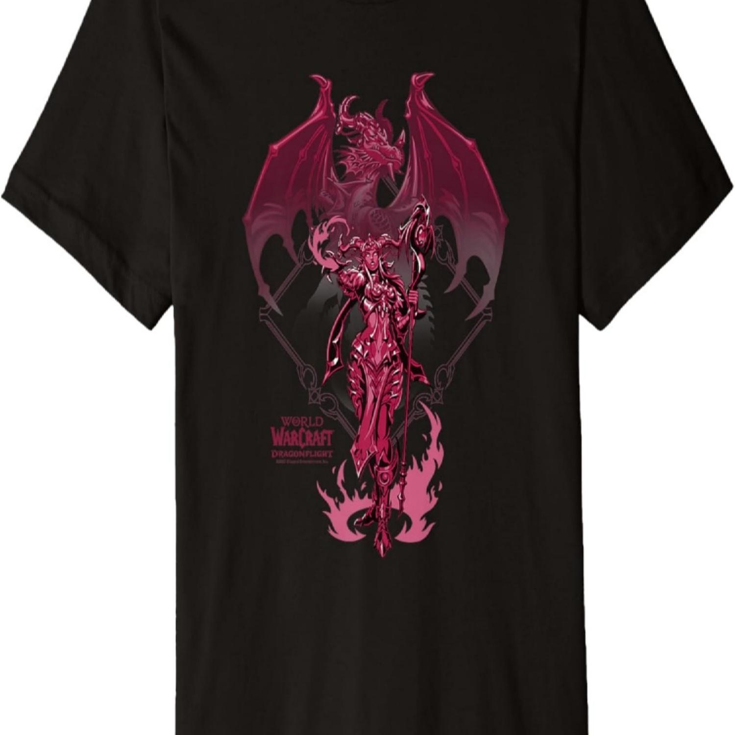 

World of Warcraft Dragonflight Alexstrasza The Life-Binder Premium T-Shirt S чёрный