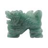 Traditional Chinese Zodiacs Green Aventurine Ornament Carved Crystal Animal Statue For Cultural Home Decors Collectibles