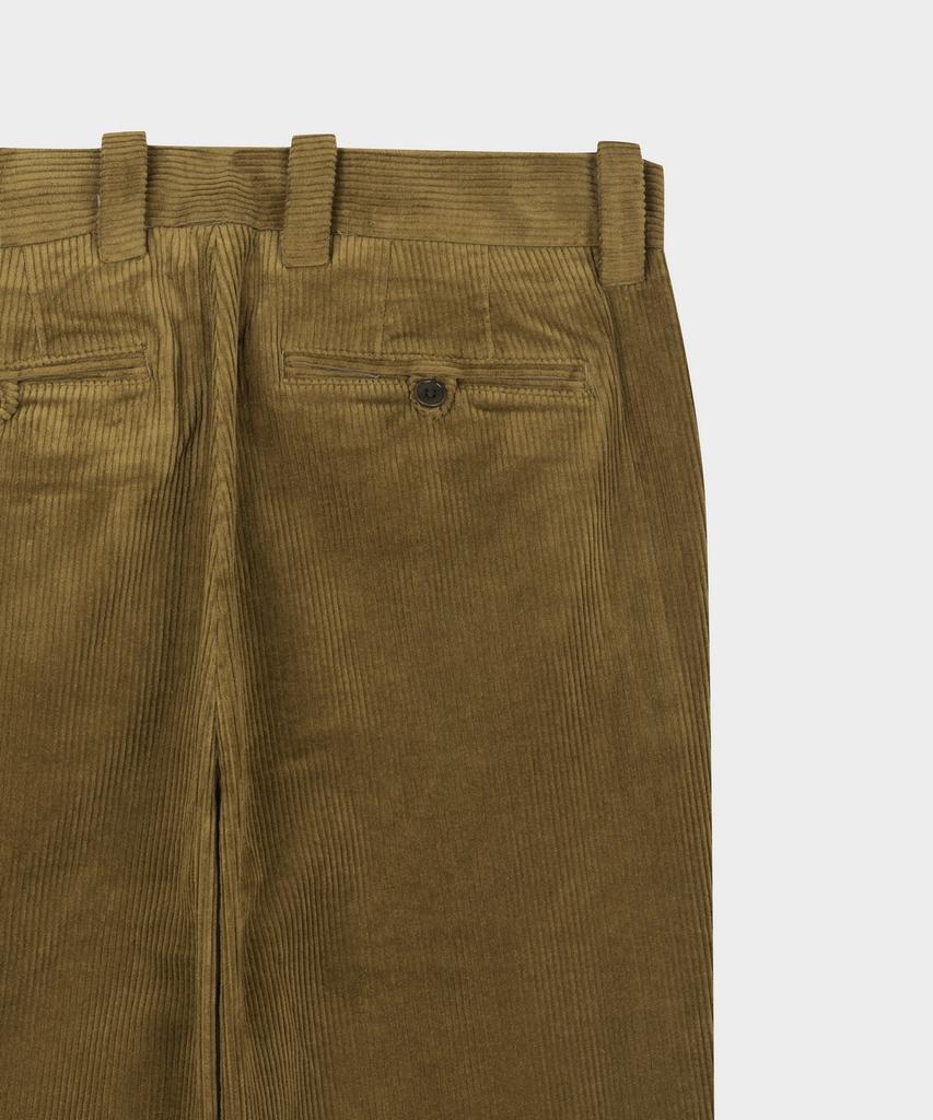 BROOKS BROTHERS Slim Fit 8W Corduroy Pants (Brown) (Bbpcmnf402)