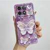 Shockproof Phone Case for Xiaomi Poco F6 Pro 5G Redmi K70 Pro Pretty Butterfly Flower Soft TPU Shell PocoF6Pro Bumper Back Cover