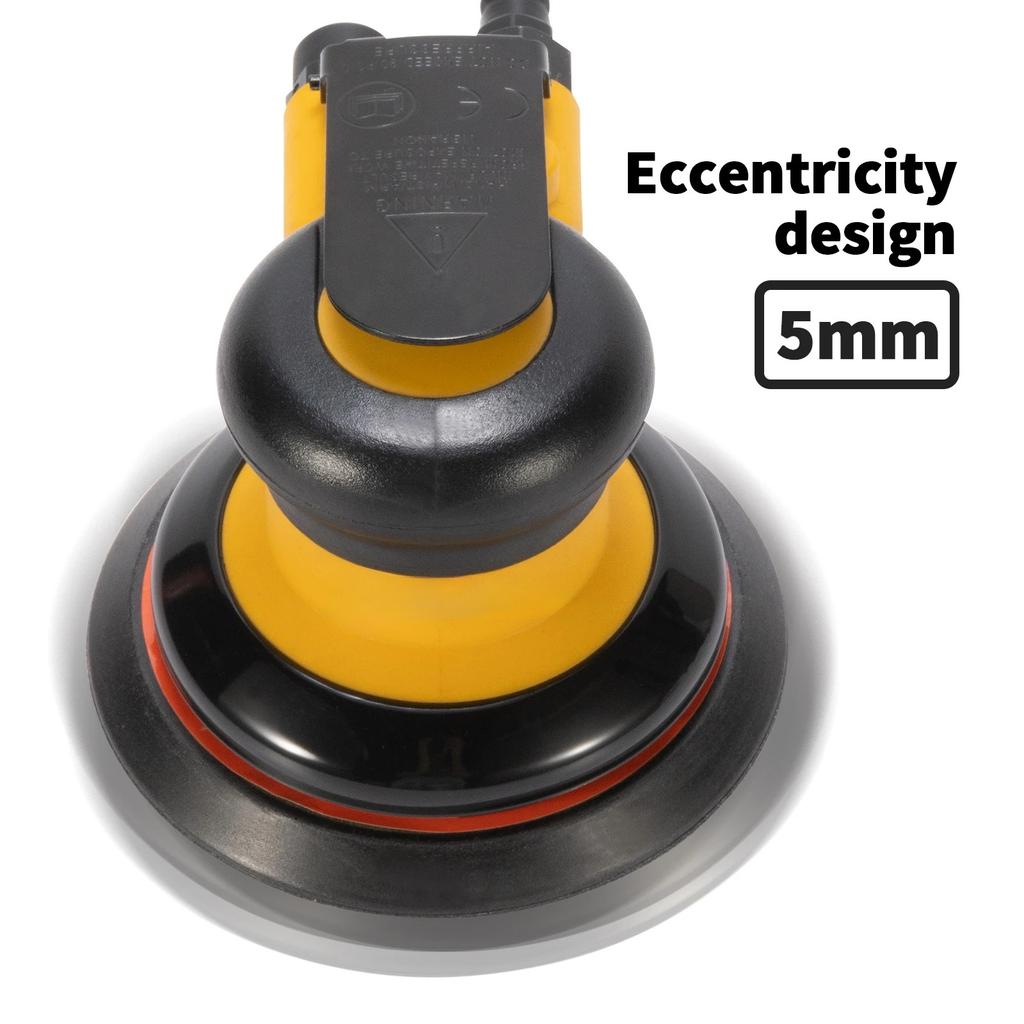 125mm/150mm Pneumatic Orbital Sander Air Grinder Vacuum Eccentric Polishing/Grinding Machine Pneumatic Tools