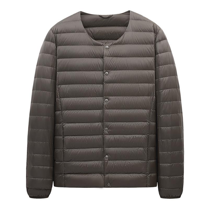 

Мужской легкий пуховик короткий V-образный вырез можно расстегнуть две повседневные теплые куртки 90 пуховая куртка-подкладка для мужчин 3XL