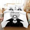 Dplusan Takura Ken Beding Set Printed Bed Linen Set With Pilowcase Bed Soft Duvet Cover Soft Single Double Quen Super King-Sized Dimensionsd Dimension