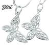 Butterfly Necklace Women Hollow-Out Pendant Elegant Dainty Jewelry for Daily