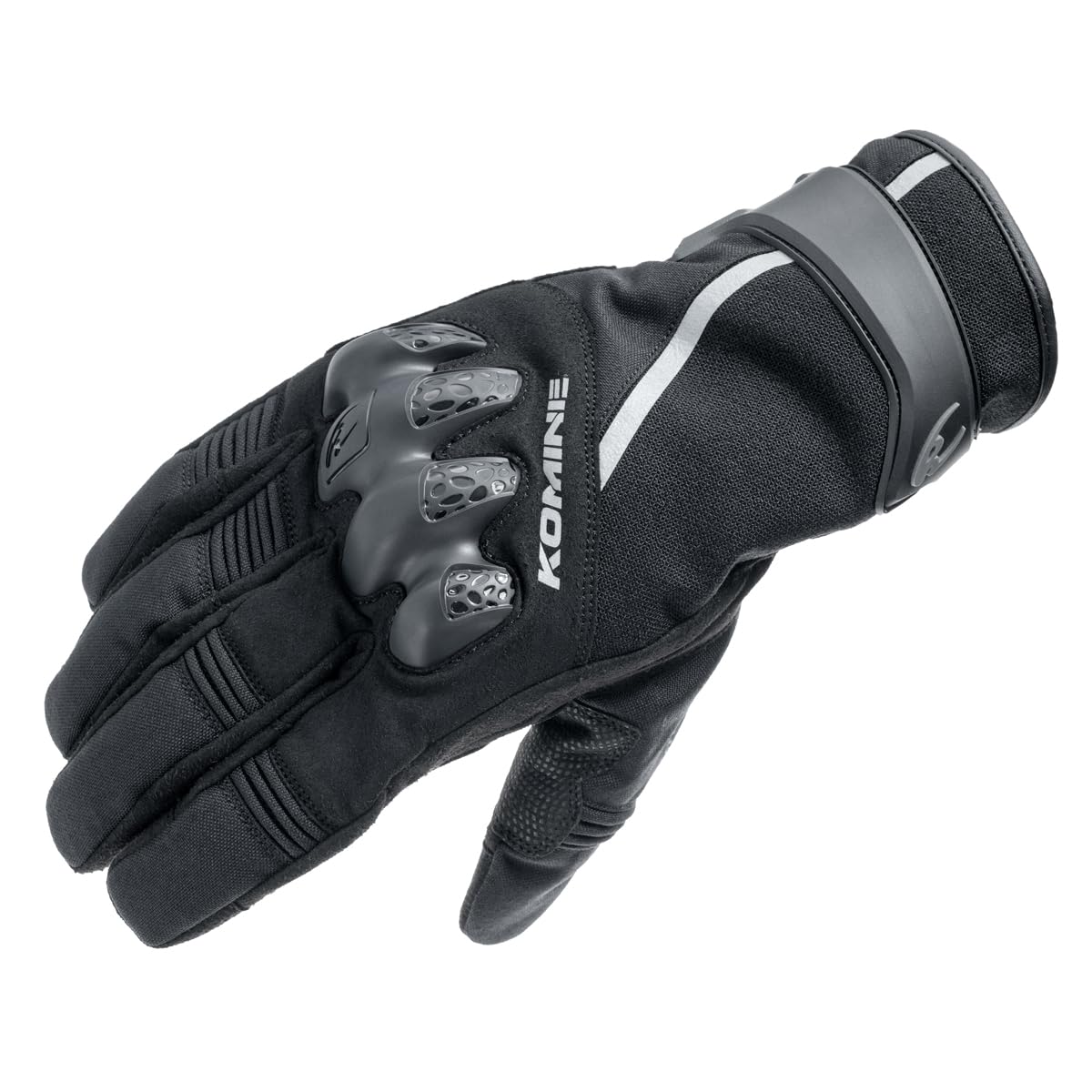 

Komine Motorcycle Gloves Protect WP Winter Size S GK-857 Gloves, Black, чёрный