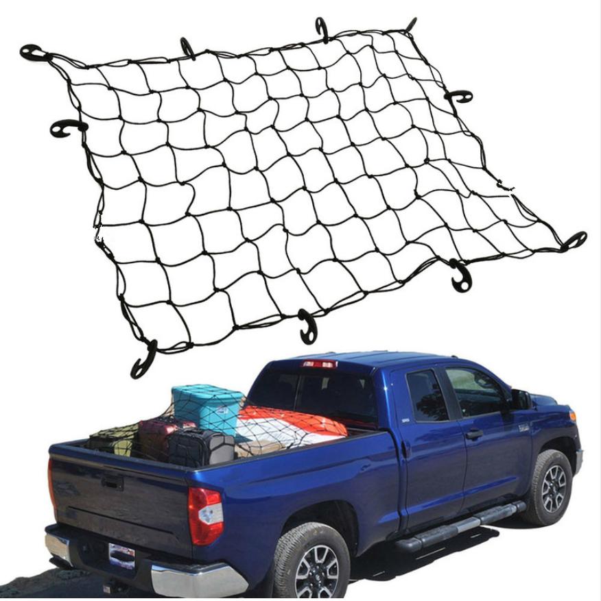 Elastisches Frachtnetz 5m Für Auto & Wohnmobil - Netz Organizer Mit Klammern