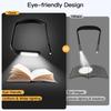 Neck Reading Light, Bed Reading Light, 3 Colors, Stepless Brightness Adjustment