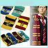 Gryffindor House Crest Patch Scarf For Harry Potter Fans Keep Warm With Style!