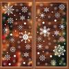 Double-Sided Snowflake Electrostatic Wall & Glass Sticker for Christmas Party Decorations