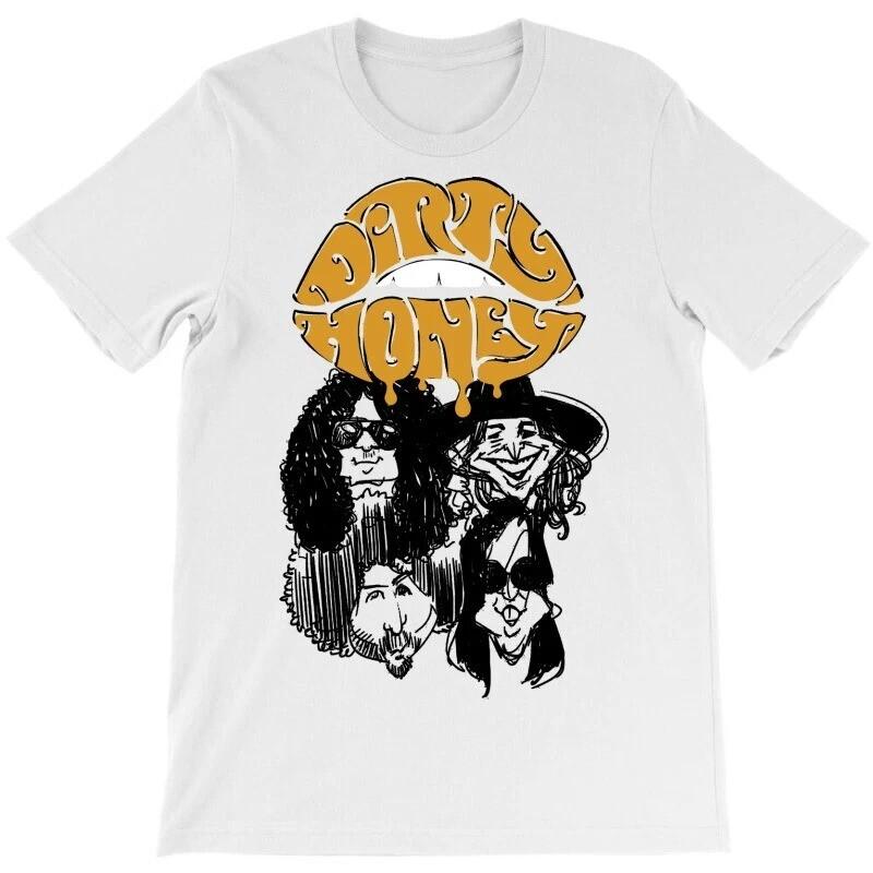 Rare! Dirty Honey Band Gift For Fans Heavy Cotton White S-5XL Shirt Unisex T-Shirt L
