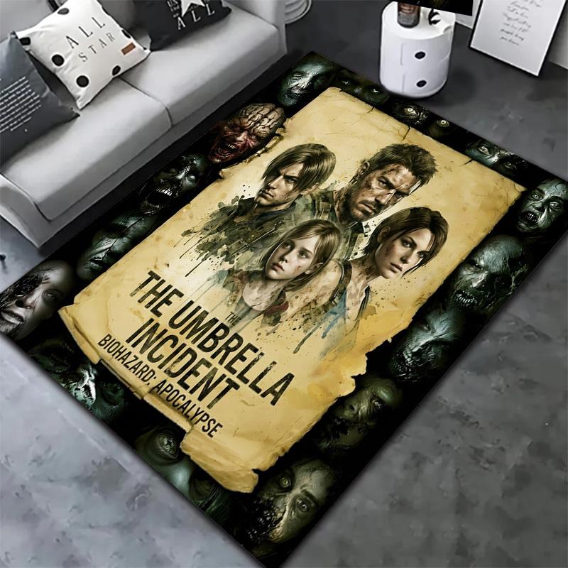 Resident Evil Carpet Rug For Living Room Bedroom Home Sofa Decoration Kids Play Nonslip Floor Mat
