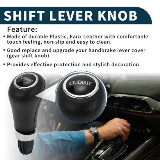 Automatic Gear Shifter Knob for Mercedes-Benz C-Class 2000- Plastic Black