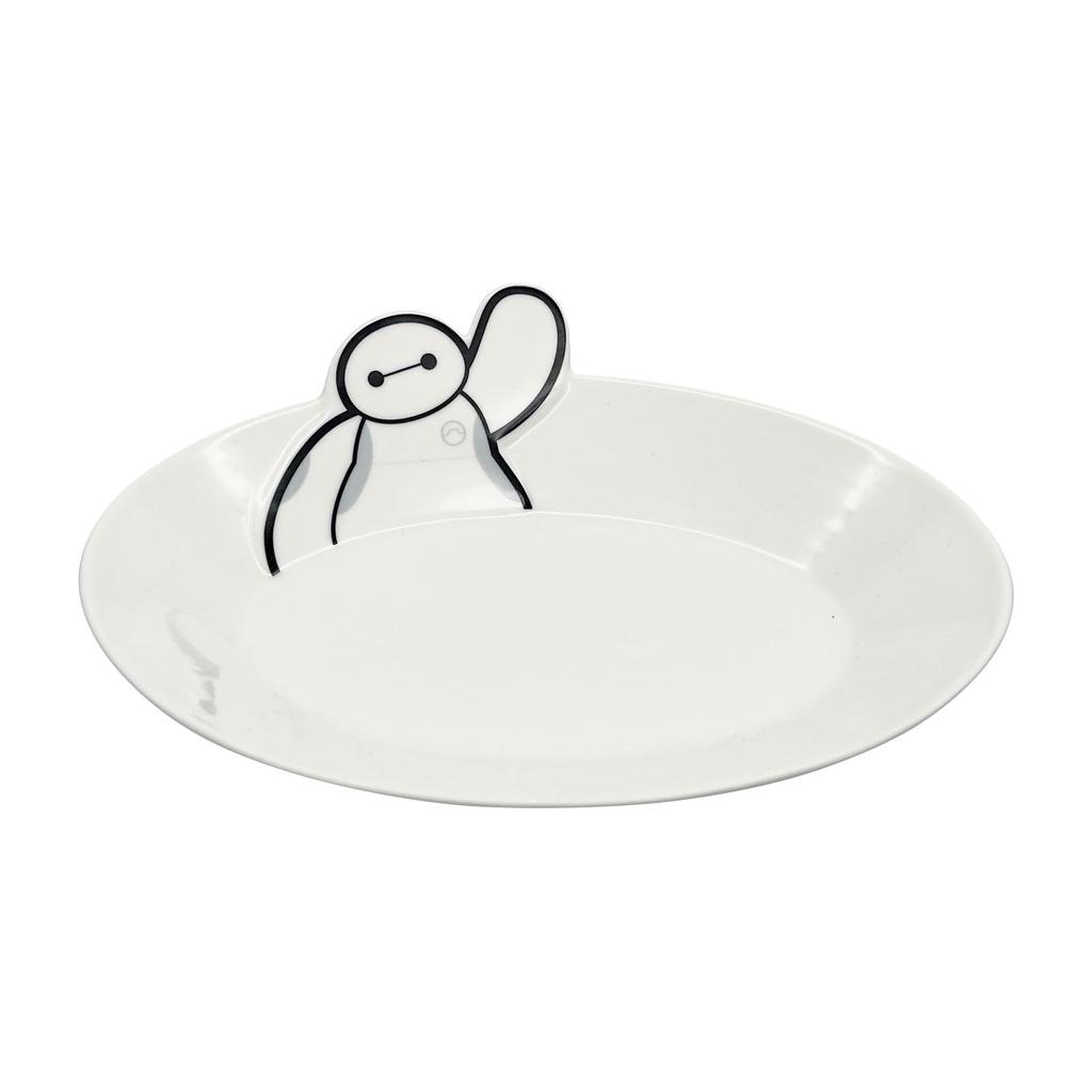 Disney Dinner Pasta Diameter 24 x Depth Miscellaneous san4516 "Baymax" Plate, Plate, Approx. 6cm, Goods, Tableware, Goods, White,