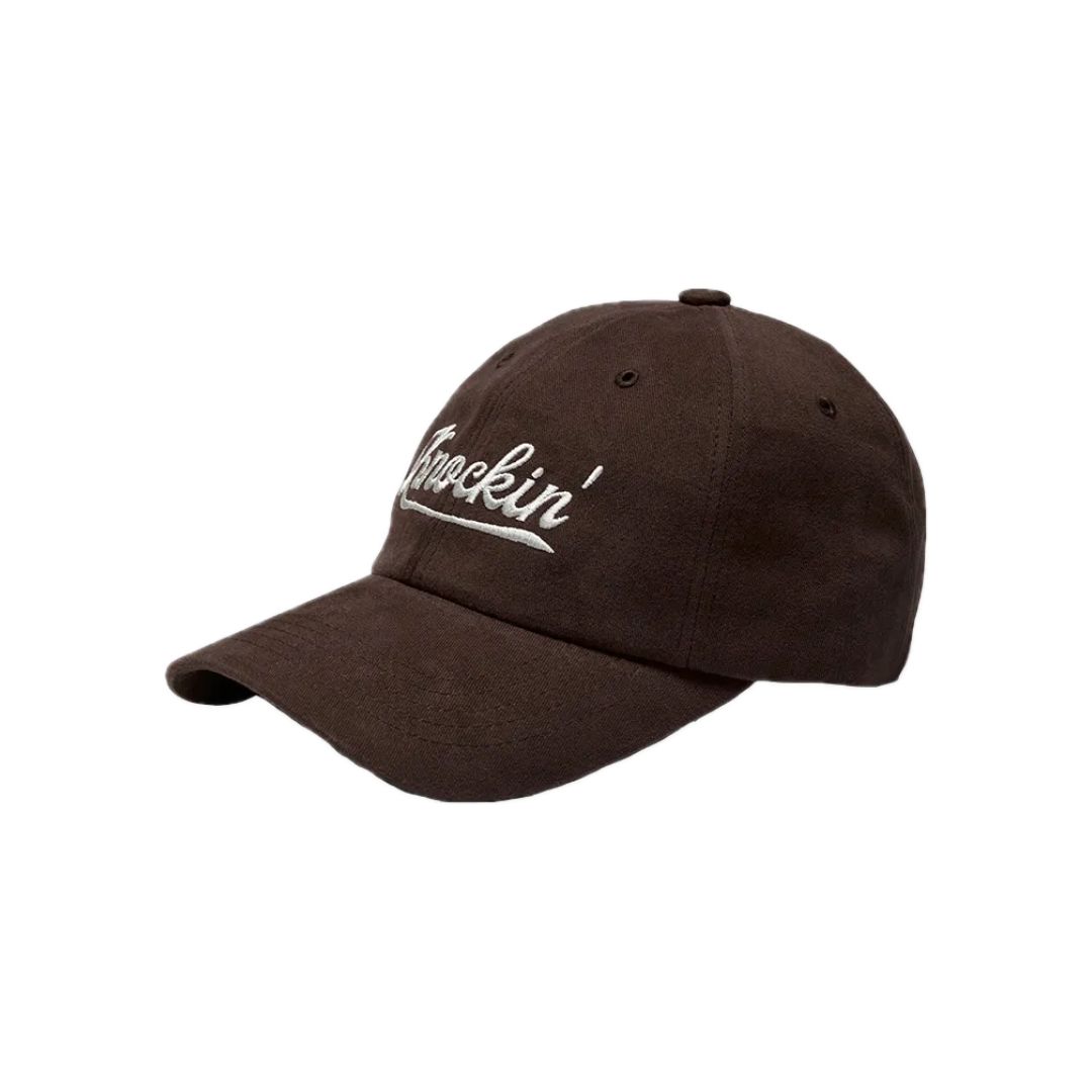 KNOCKIN LOGO B.B CAP Brown